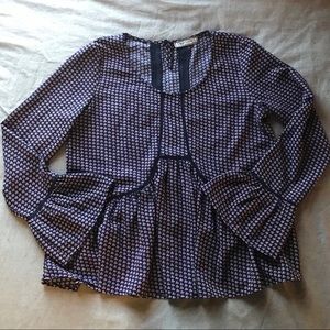 Eden Society | Bell Sleeve Peasant Top